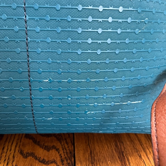 Fossil 1954 Blue Synthetic And Leather Crossbody Purse - Picture 2 of 12